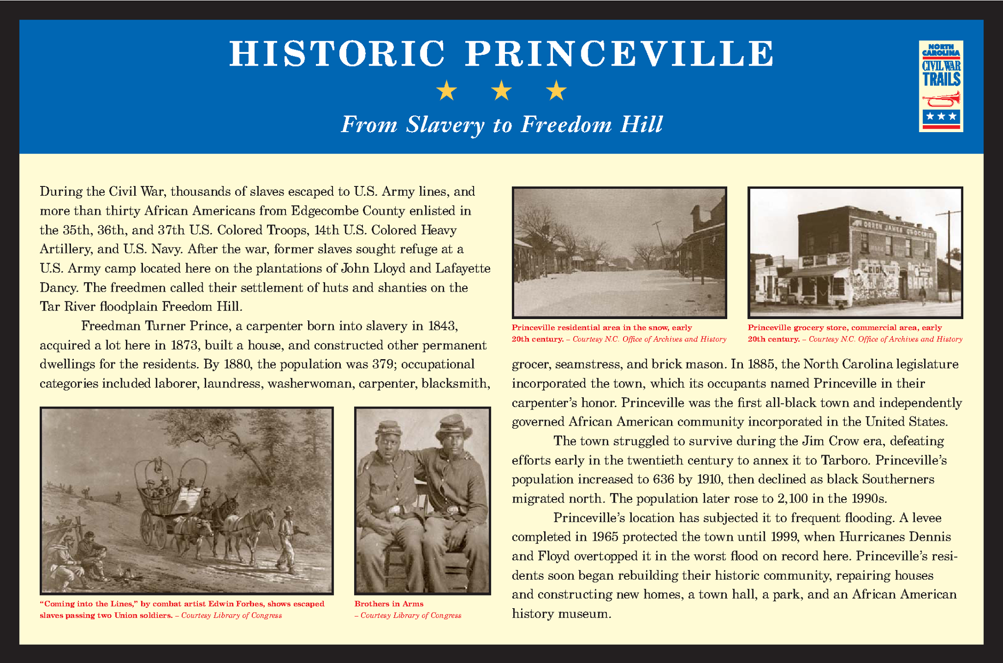 Town of Princeville NC - Our History